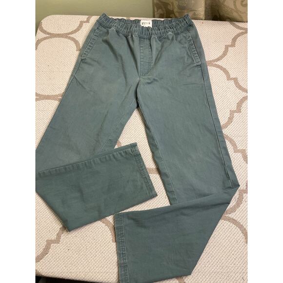 Pact organic cotton pull on elastic waistband chino pants pockets, size small - Picture 13 of 14